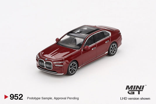 (Preorder) Mini GT 1:64 BMW i7 xDrive60 Aventurin (952)