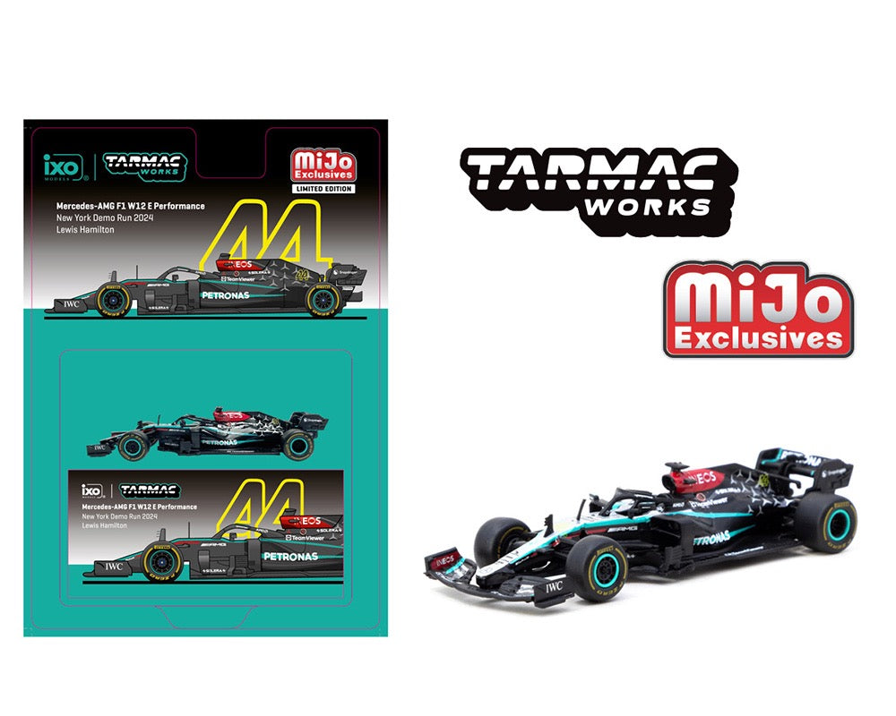 Tarmac Works 1:64 Mercedes-AMG F1 W12 E Performance New York Demo Run 2024 Lewis Hamilton – MiJo Exclusives
