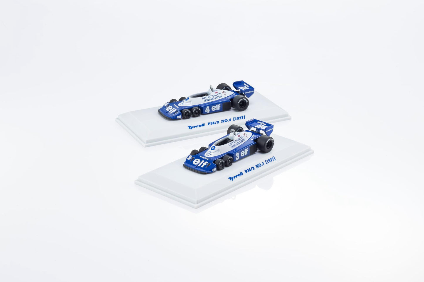 Kyosho TYRRELL P34/2 (1977) NO.3 AND NO.4 (2 VERSIONS)