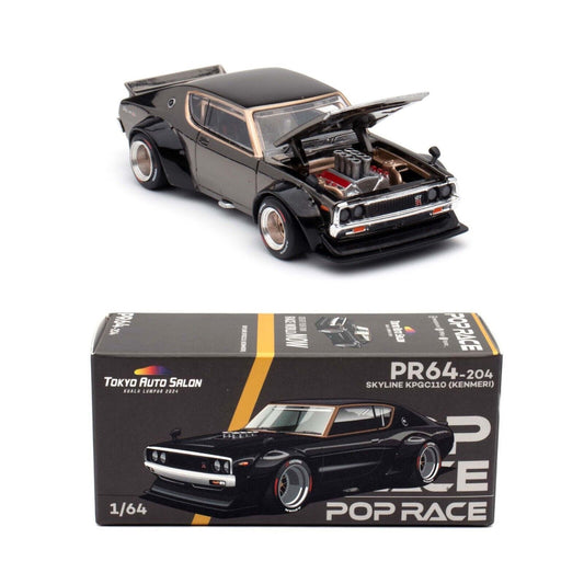 Pop Race Tokyo Auto Salon 2024 KL KPGC110 Kenmeri Dark Chrome