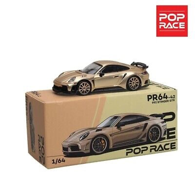 Pop Race 1:64 992 Stinger GTR Gold