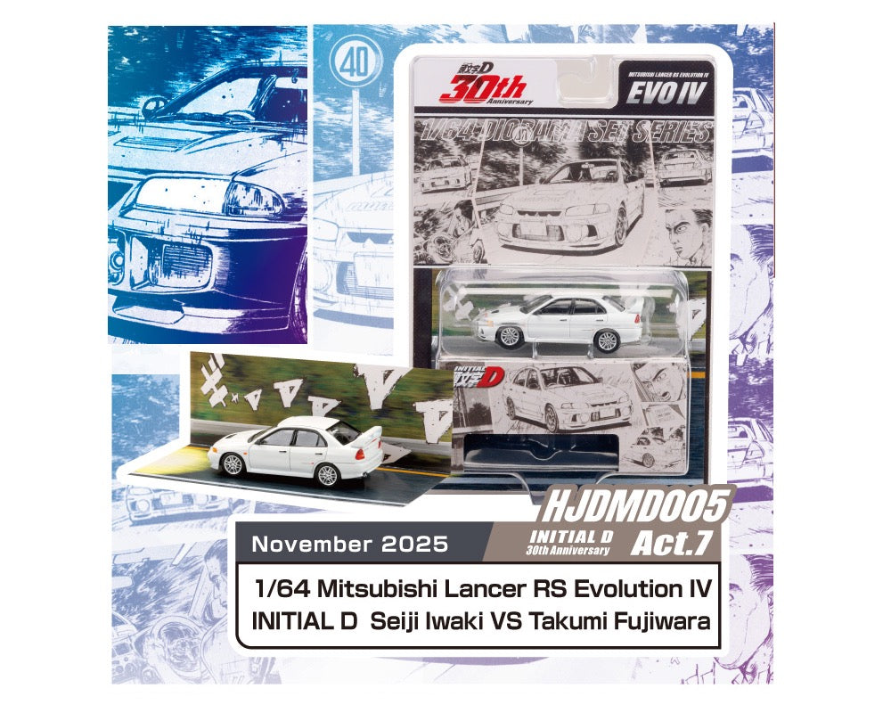 Preorder) Hobby Japan 1:64 Initial D 30th Anniversary Series