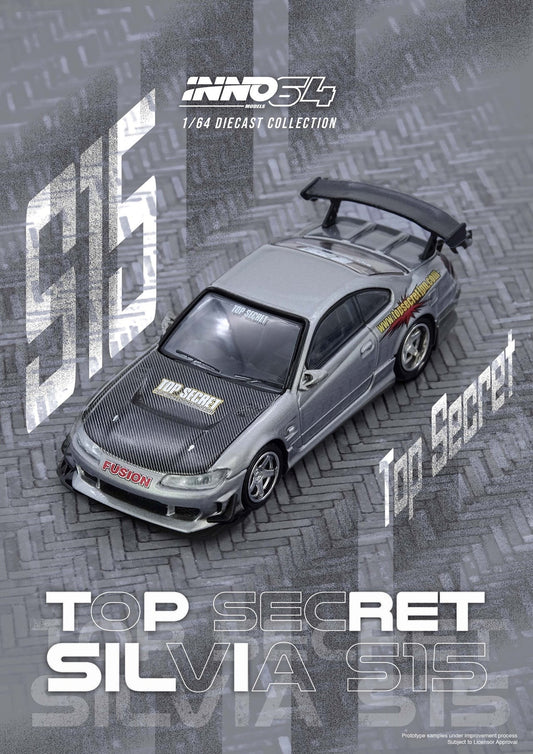 (Preorder) INNO64 1:64 Nissan TOP SECRET SILVIA (S15)
