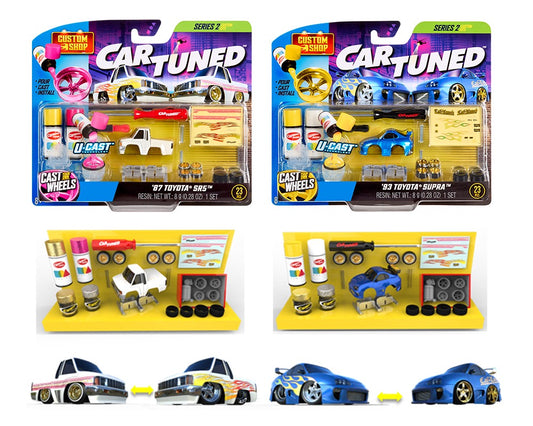 (Preorder) CarTuned 1:64 Custom Shop Castworks Series 2 Assortment – 1987 Toyota SR5 & 1993 Toyota Supra