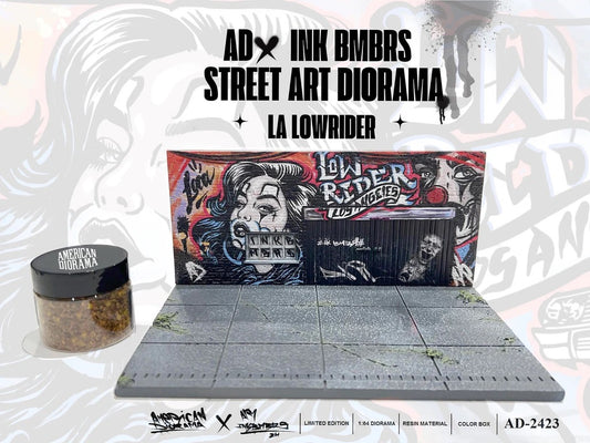 (Preorder) 1:64 STREET ART DIORAMA: LA LOWRIDER AMERICAN DIORAMA - AD-2423