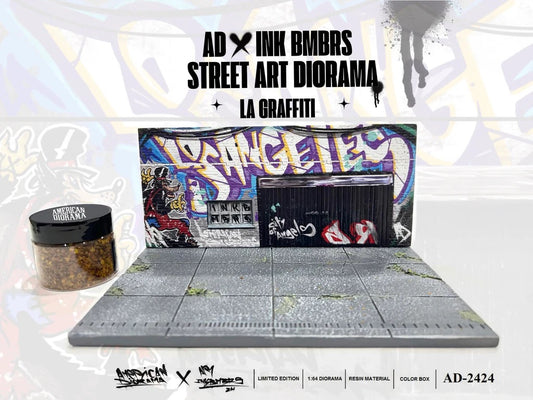 (Preorder) 1:64 STREET ART DIORAMA: LA GRAFFITI AMERICAN DIORAMA - AD-2424