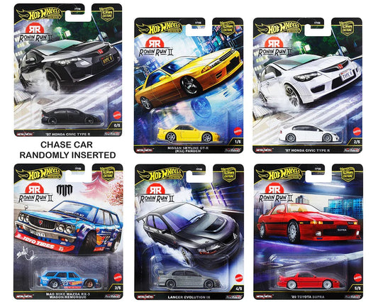 Hot Wheels Premium 1:64 Car Culture 2025 Ronin Run 2 Set (Please read description)