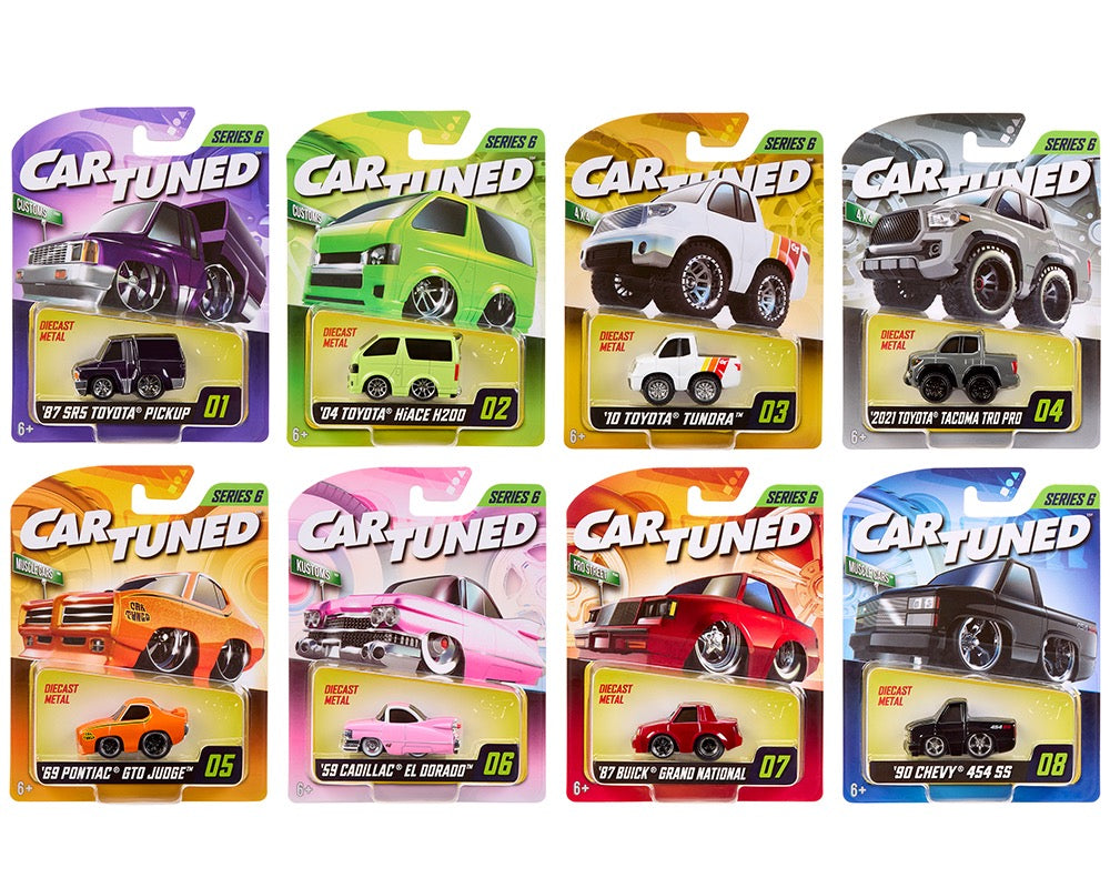 CarTuned 1:64 Series 6 Mainline Assortment of 8 Styles 2025