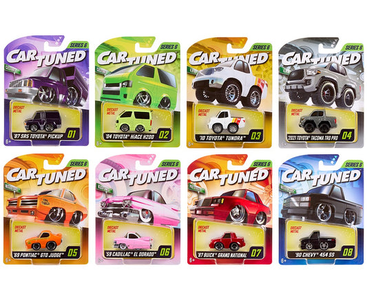 CarTuned 1:64 Series 6 Mainline Assortment of 8 Styles 2025