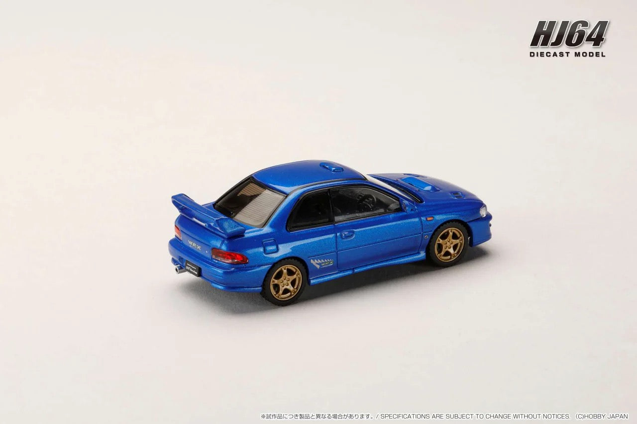 Hobby Japan 1:64 SUBARU IMPREZA PURE SPORTS COUPE WRX Type R STi Version V Limited, Sonic Blue Mica