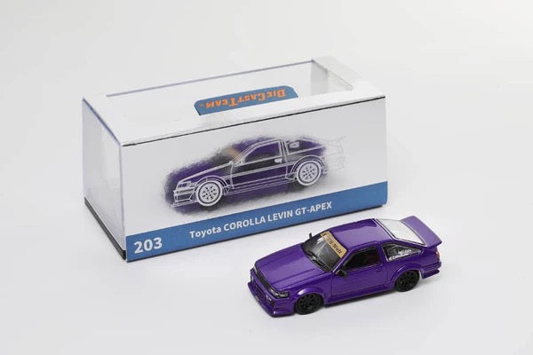 GCD - DieCast Team 1:64 Toyota Corolla Levin GT-Apex
