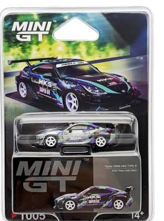 Mini GT Toyota GR86 HKS Type R - 2022 Tokyo Auto Salon- Chase