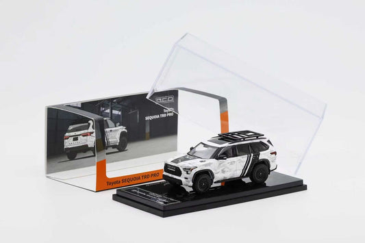 GCD Shadow Pro 1:64 Toyota Sequoia TRD Pro White Camouflage