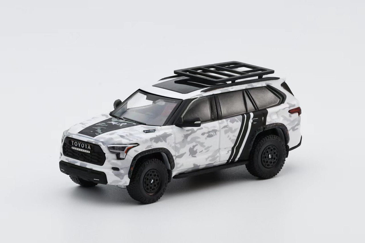 GCD Shadow Pro 1:64 Toyota Sequoia TRD Pro White Camouflage