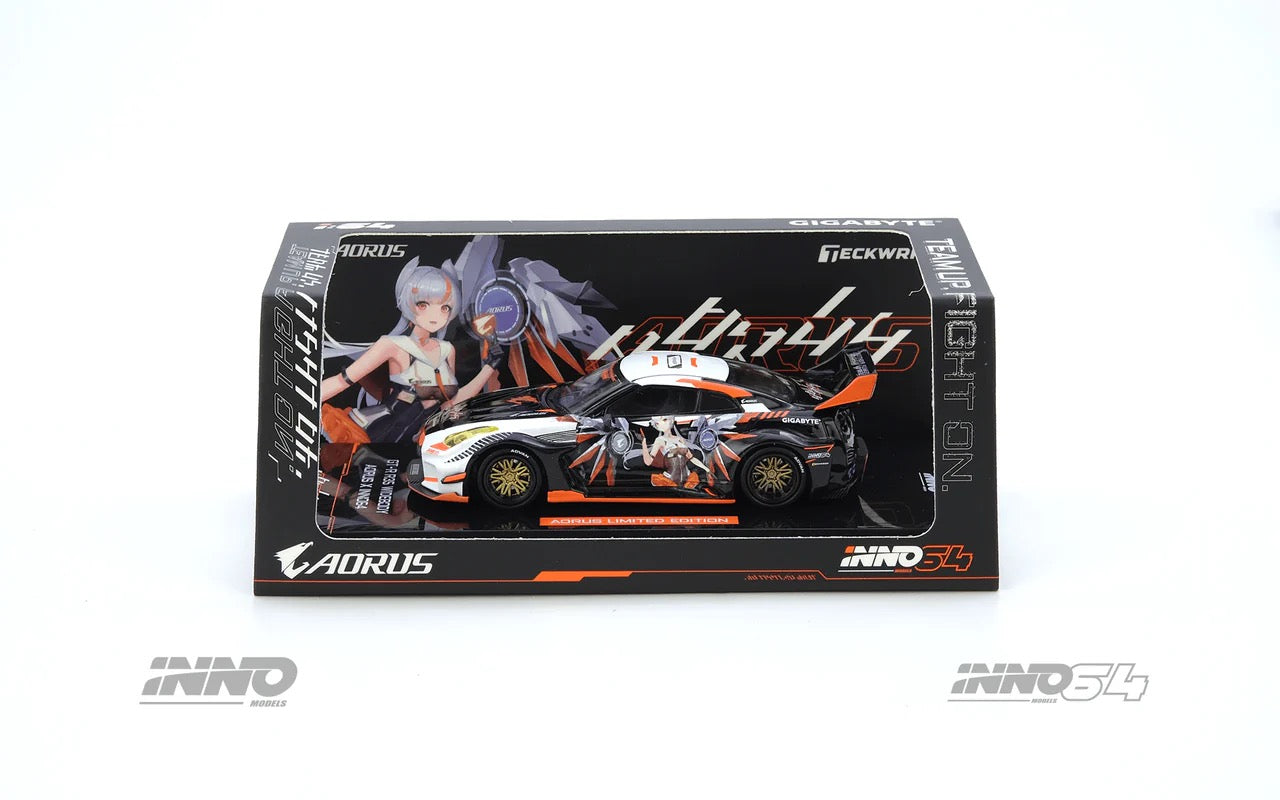 INNO64 1:64 Nissan GT-R R35 WIDEBODY AORUS X INNO64 Event Exclusive