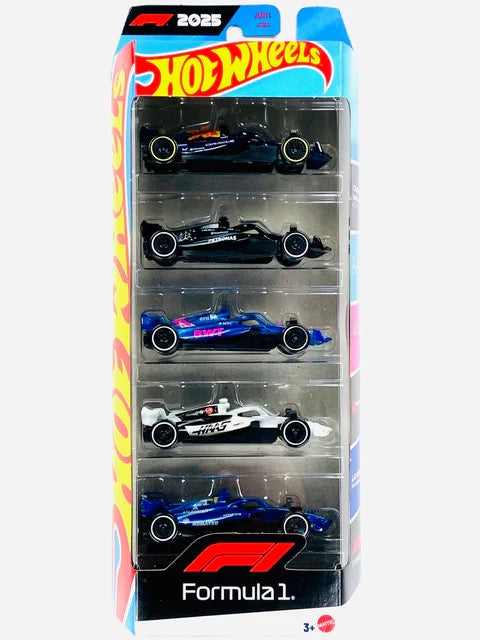 Hot Wheels 5-Pack Formula 1 Racing Race Team