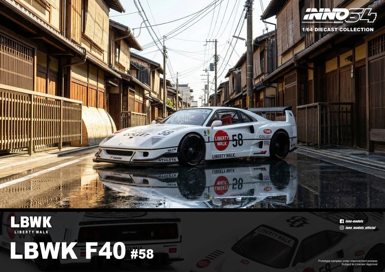 (Preorder) INNO64 1:64 LBWK F40 COLLET
