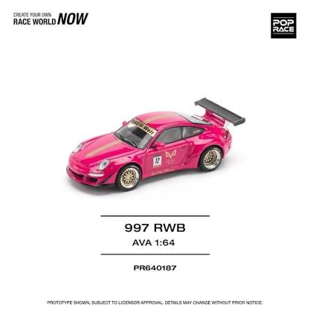 Pop Race 997 RWB AVA PR64-187