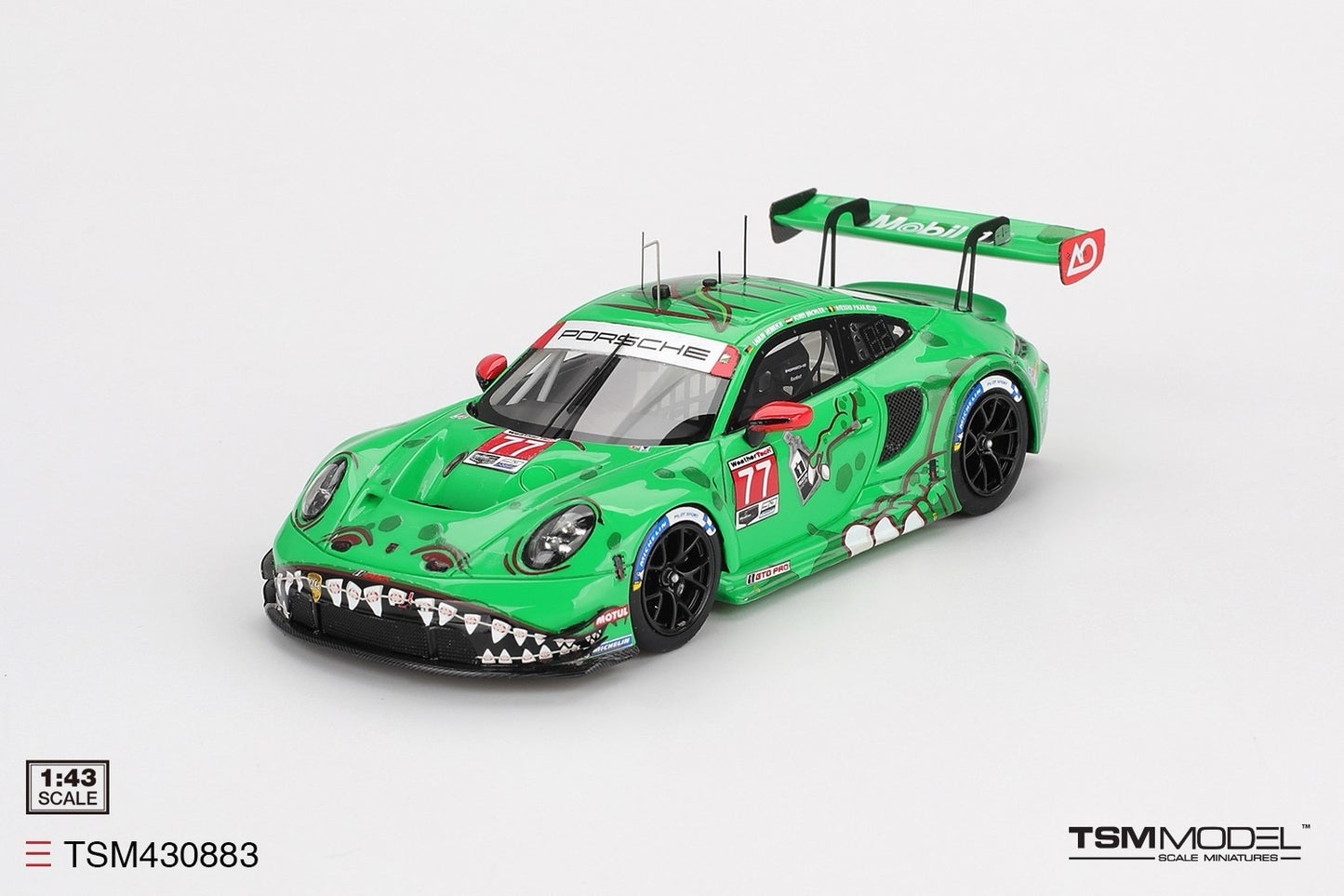TSM 1:43 Porsche 911 GT3 R (992) #77 2025 IMSA Sebring 12Hrs Class Winner AO Racing - TSM430883