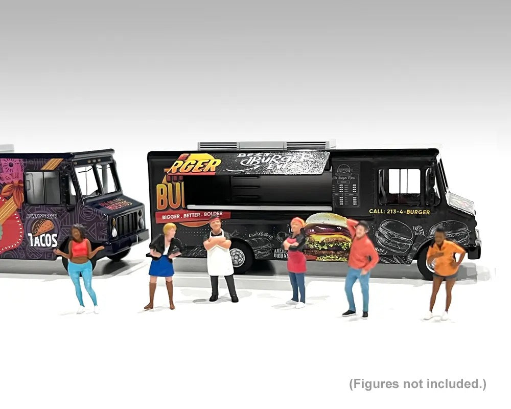 American Diorama 1:64 Food Truck The Burger Truck – Limited Edition MiJo Exclusives