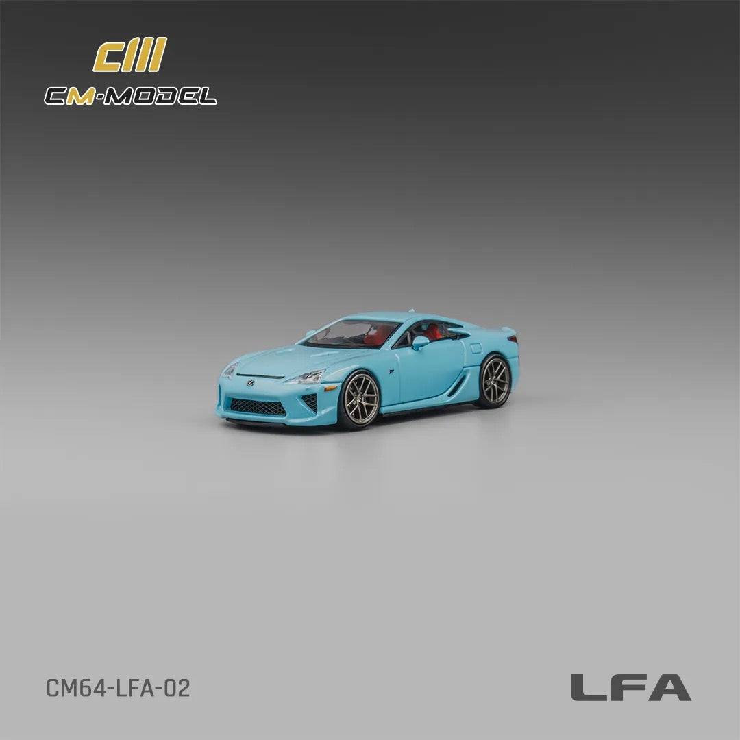 CM Model 1:64 Lexus LFA Baby Blue