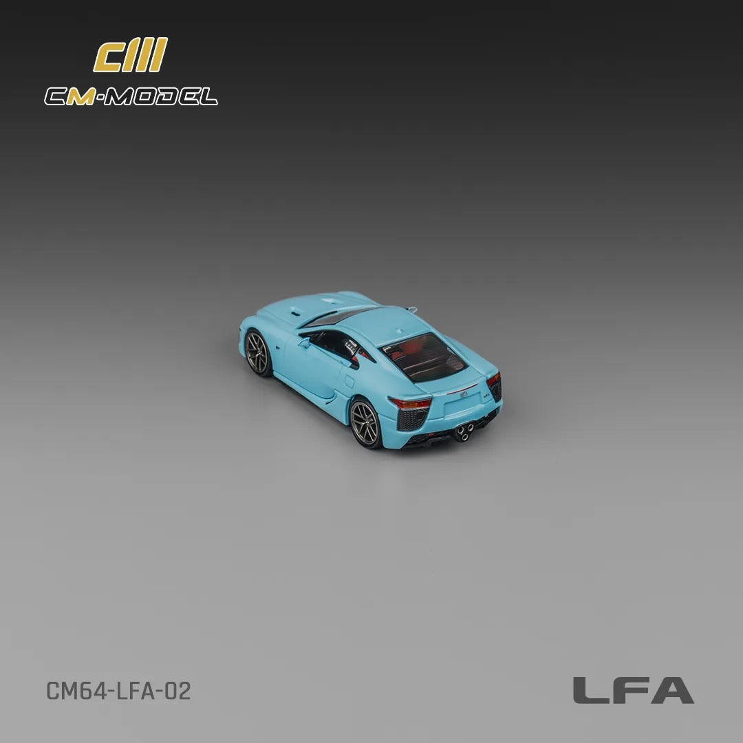 CM Model 1:64 Lexus LFA Baby Blue