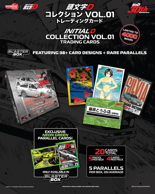 (Preorder) Tarmac Cards Initial D Collection Vol.01 - 30th Anniversary - Blaster Box