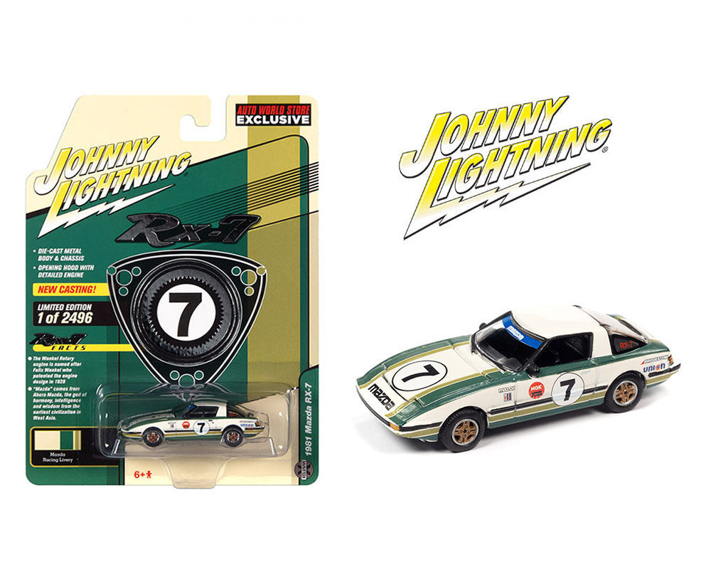 Johnny Lightning 1:64 1981 Mazda RX-7 Limited 2,496 Pcs – Auto World Store Exclusives
