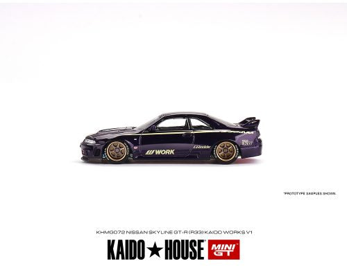 (Preorder) Kaido House x Mini GT 1:64 Nissan Skyline GT-R (R33) Kaido Works V1