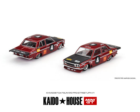 (Preorder) Kaido House x Mini GT 1:64 Datsun 510 Pro Street JPN V1