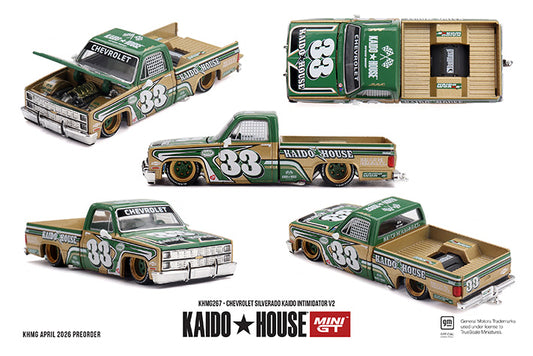 (Preorder) Kaido House x Mini GT 1:64 Chevrolet Silverado KAIDO Intimidator V2 - KHMG267