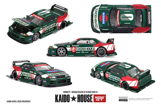 (Preorder) Kaido House x Mini GT 1:64 Nissan Skyline GT-R (R32) KHTC V1 - KHMG277