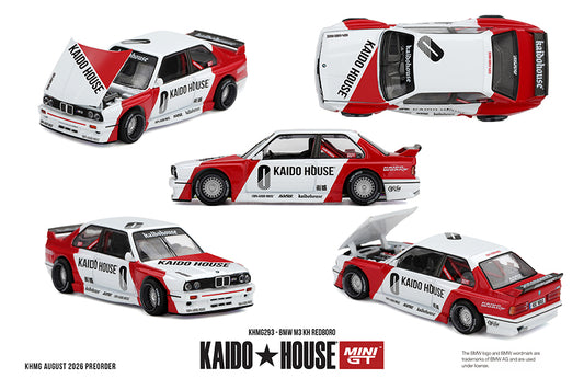 (Preorder) Kaido House x Mini GT 1:64 BMW M3 KH REDBORO - KHMG293