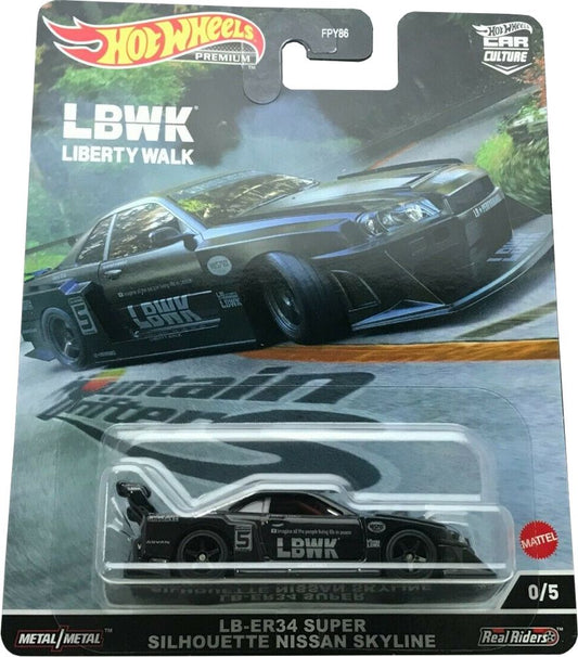 Hot wheels LBWK LB-ER34 Super Silhouette Nissan Skyline - Chase
