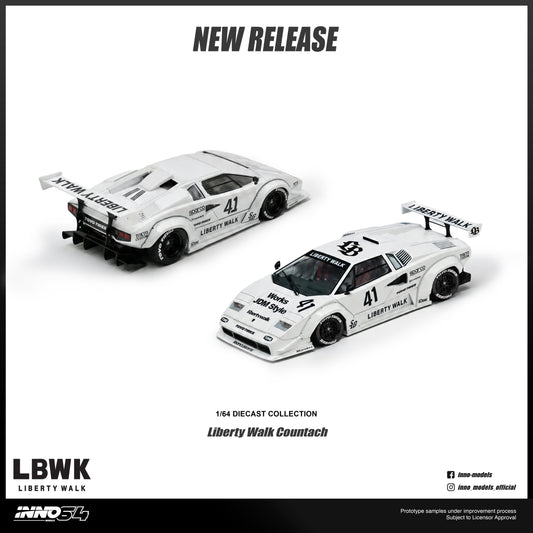 (Preorder) INNO64 1:64 LIBERTY WALK COUNTACH