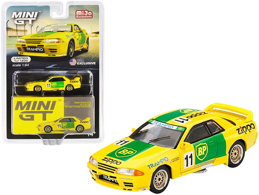 Mini GT 1:64 Nissan Skyline GT-R R32 Gr. A RHD (Right Hand Drive) #11 "BP" Japan Touring Car Championship JTCC (1993)