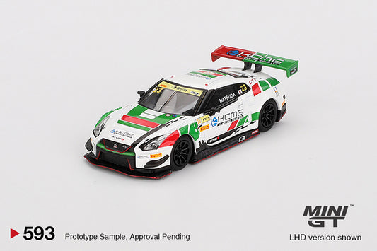 Mini GT 1:64 Nissan GT-R NISMO GT3 #23 KCMG 2018 FIA GT World Cup Macau (593)
