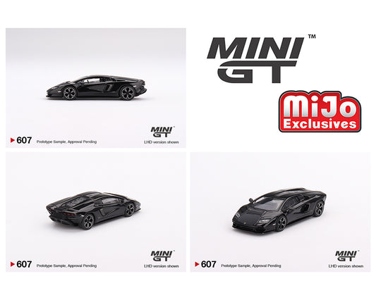 (Preorder) Mini GT 1:64 Lamborghini Countach LPI 800-4 – Nero Maia – LHD – MiJo Exclusives