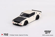 Mini GT Nissan Skyline Kenmeri Liberty Walk White (702)