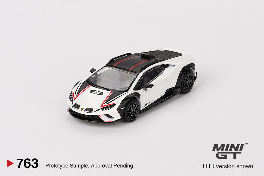 Mini GT Lamborghini Huracán Sterrato Bianco Asopo (763)