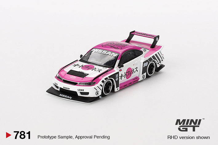 Mini GT 1:64 Nissan LB-Super Silhouette S15 SILVIA Auto Finesse SEMA 2023 (781)