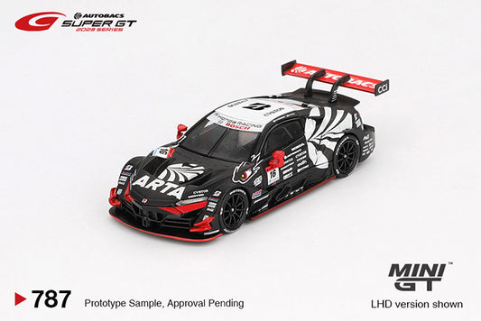 (Preorder) Mini GT 1:64 Honda NSX-GT "Type S" GT500 #16 "ARTA MUGEN NSX-GT "ARTA 2023 SUPER GT Series / SUPER GT Blister Packaging
