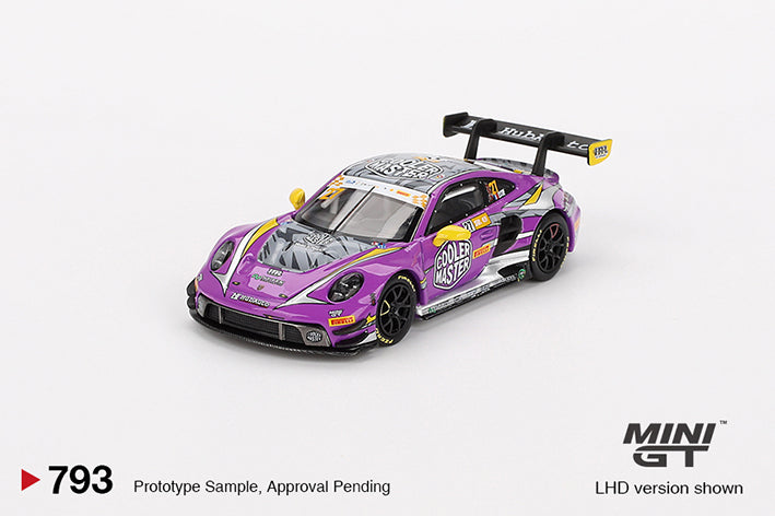 (Preorder) Mini GT 1:64 Porsche 911 GT3 R #27 HubAuto Racing 2023 FIA GT World Cup 70th Macau Grand Prix