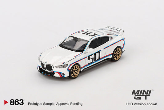 (Preorder) Mini GT 1:64 BMW 3.0 CSL White - MGT00863
