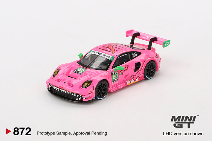 (Preorder) Mini GT 1:64 Porsche 911 GT3 R #80 AO Racing 2023 IMSA VIRginia Roxy - MGT00872