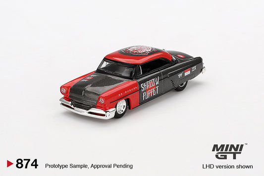 Mini GT 1:64 Lincoln Capri Hot Rod 1954 "Shadow Puppet" MINI GT x MIZU Diecast 2024