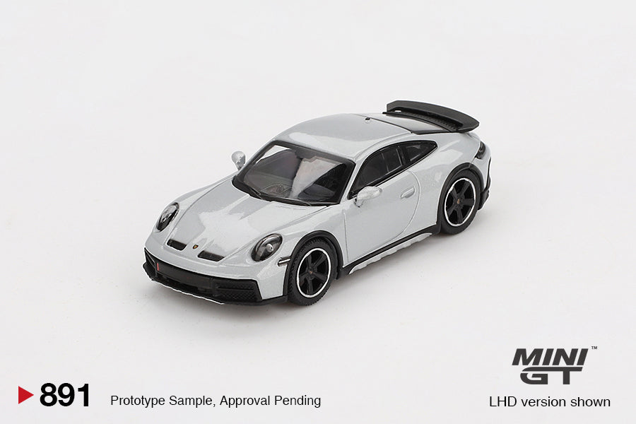 (Preorder) Mini GT 1:64 Porsche 911 Dakar Ice Gray Metallic