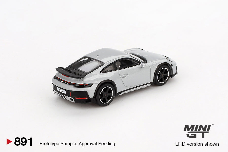 (Preorder) Mini GT 1:64 Porsche 911 Dakar Ice Gray Metallic