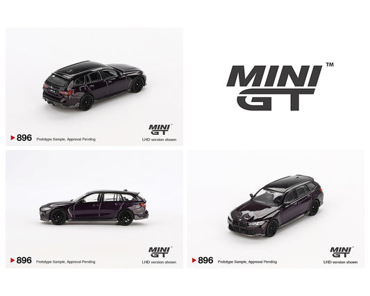 (Preorder) Mini GT 1:64 BMW M3 M Performance Touring – Daytona Violet - (896)