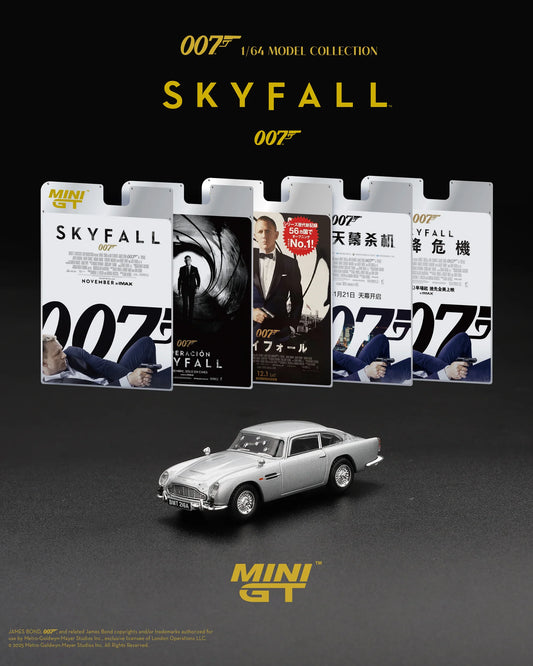 (Preorder) Mini GT 1:64 James Bond 007 - Aston Martin DB5 “Skyfall” / English Blister Packaging - MGT00913-007E